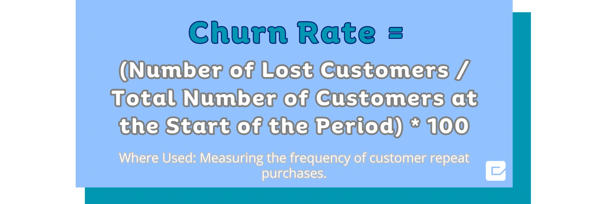 Churn Rate in Amazon KPI metrics