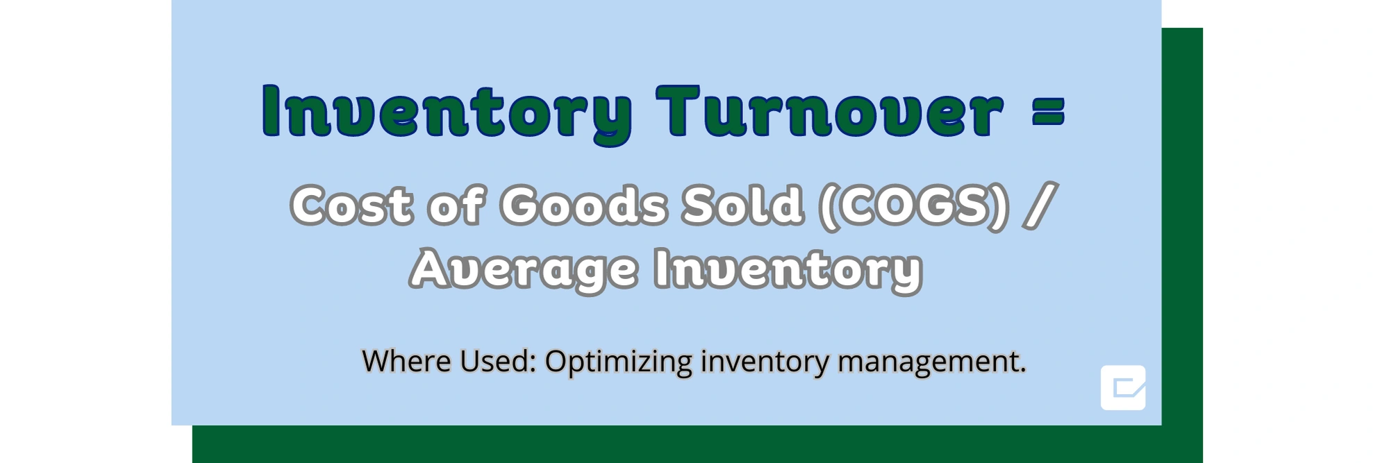 Inventory Turnover in Amazon KPI metrics