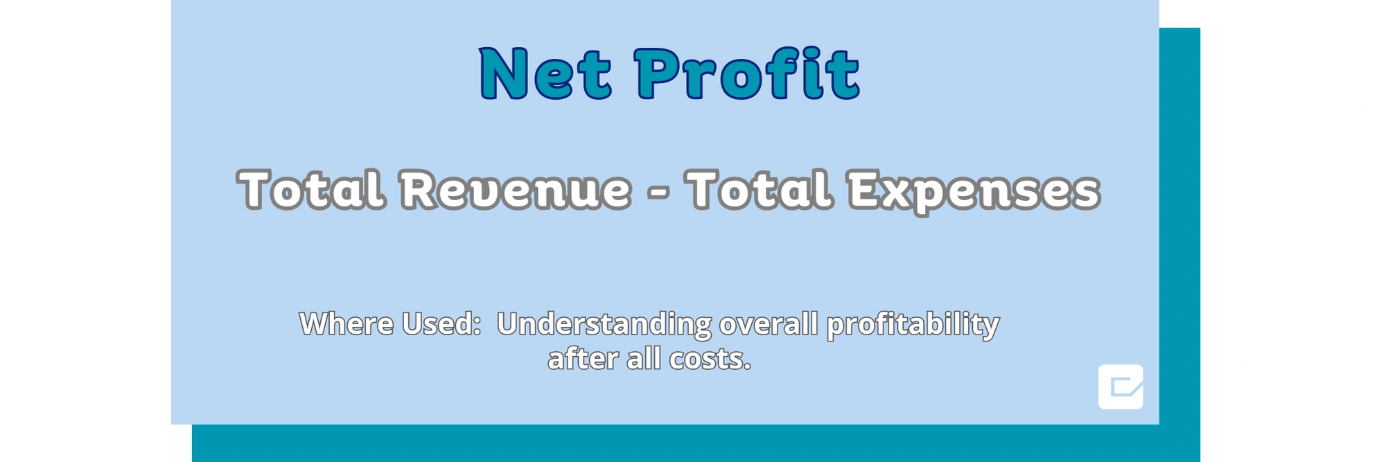 Net Profit in Amazon KPI metrics